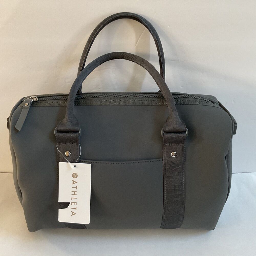 Athleta Dark Grey Diem Speedster Bag Crossbody Bag Travel Gym Workout Gorpcore